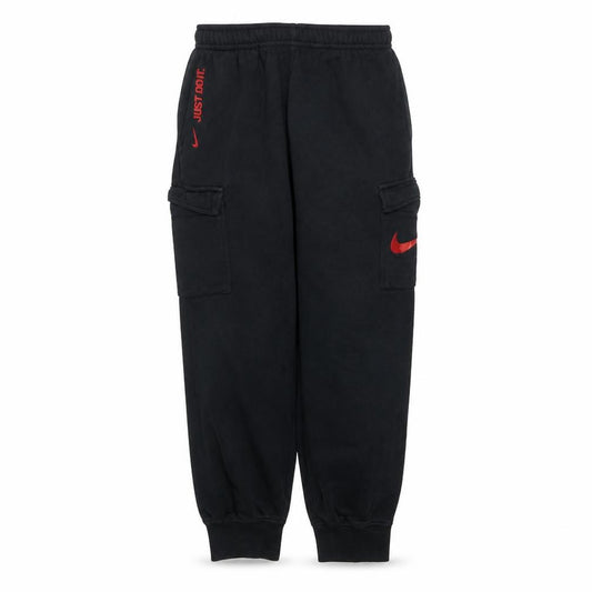 Nike Teens Black Fleece Jogger Activewear Trousers L