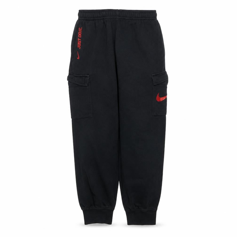 Nike Teens Black Fleece Jogger Activewear Trousers L