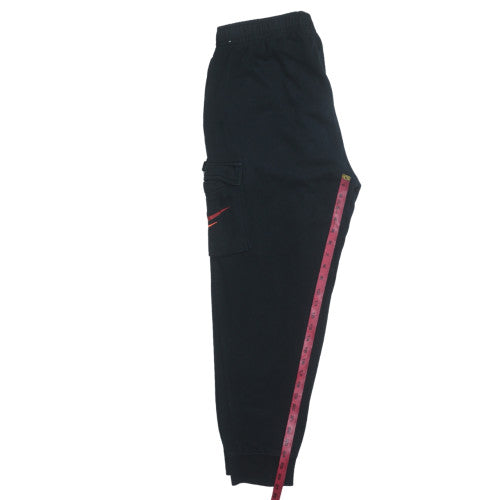 Nike Teens Black Fleece Jogger Activewear Trousers L