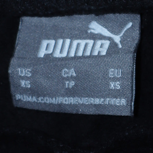 Puma Men's Black XS Jogger Sweatpants Fleece Elastic Waist Trousers