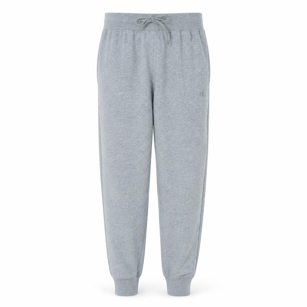 Champion Men's Grey Jogger Sweatpants S Regular Fit with Drawstring
