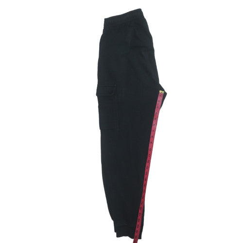 Nike Men's Black Fleece Jogger Trousers Size S Relaxed Fit Activewear