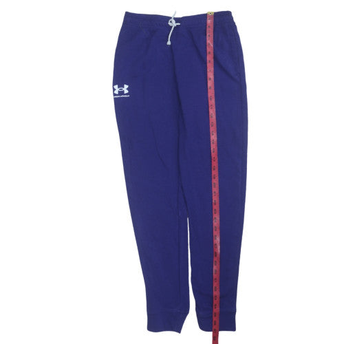 Under Armour Womens Blue Jogger Sweatpants Size 158cm Cotton Blend
