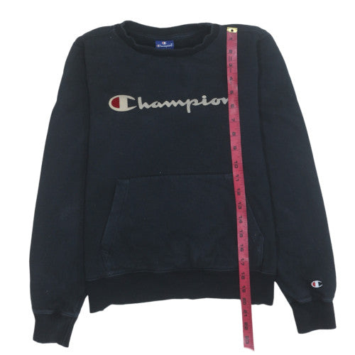 Champion Men's Black XS Crew Neck Pullover Sweatshirt