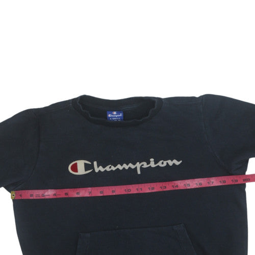 Champion Men's Black XS Crew Neck Pullover Sweatshirt
