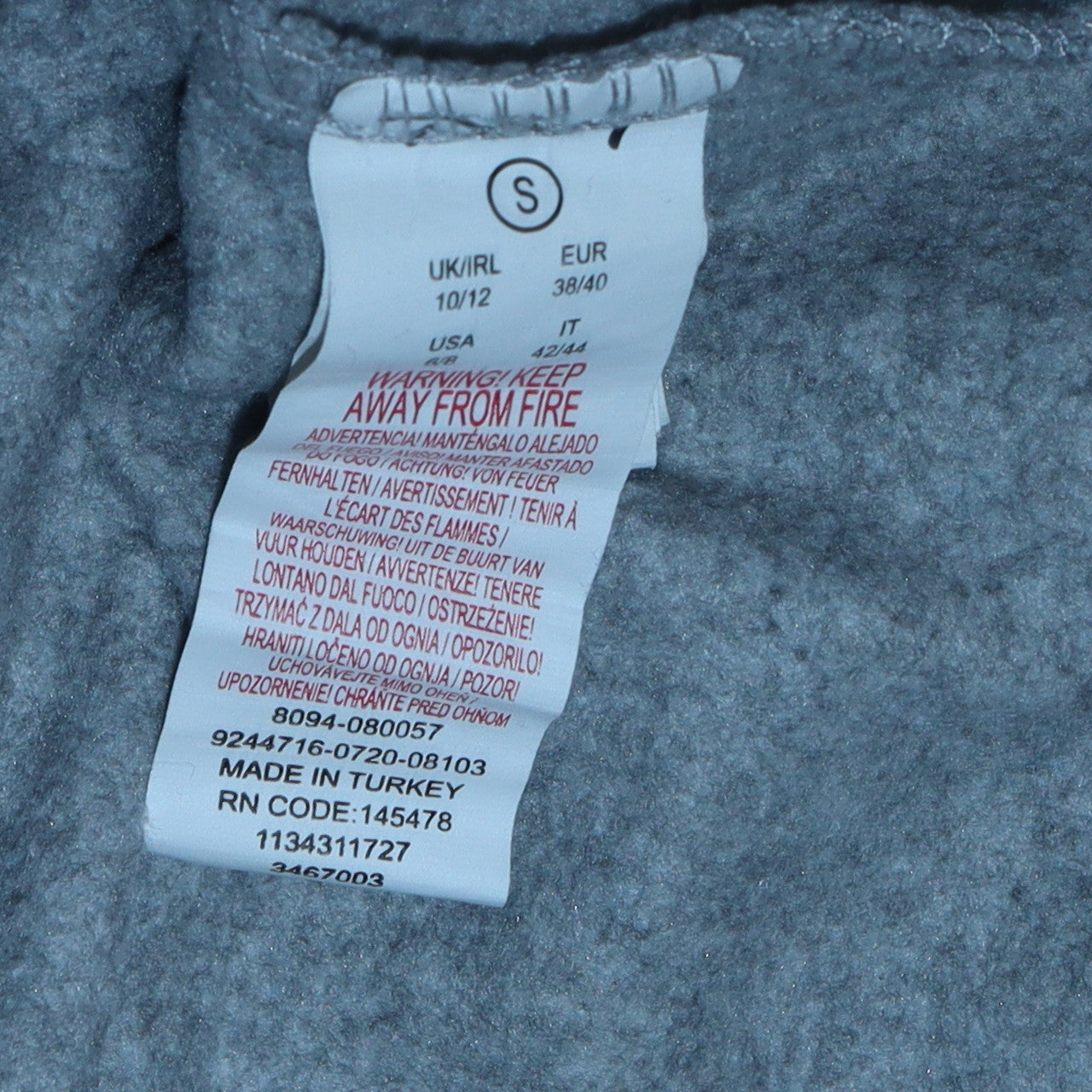 Disney Womens Grey Stitch Sweatshirt Size S Crew Neck Pullover