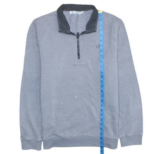 Calvin Klein Men’s Grey XL 1/4 Zip Golf Fleece Sweatshirt