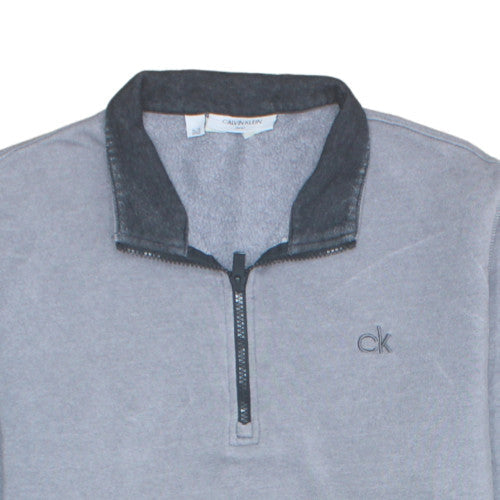 Calvin Klein Men’s Grey XL 1/4 Zip Golf Fleece Sweatshirt