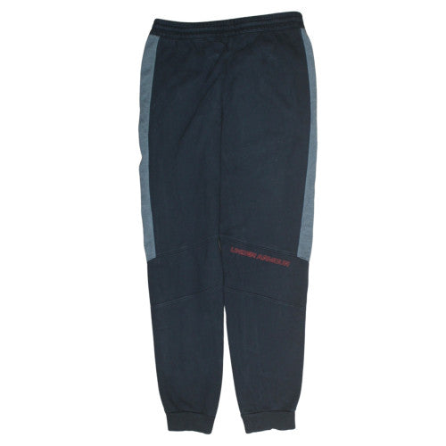 Under Armour Teens Black Jogger Trousers Size 158 Fleece Lined