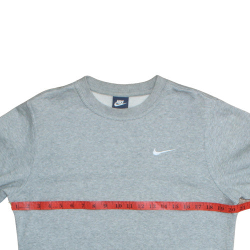 Nike Men's Grey Pullover Crew Neck Sweatshirt Size S