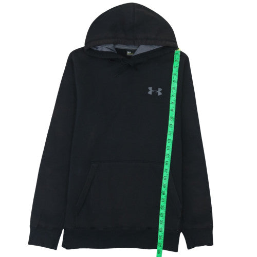 Under Armour Men's Black Pullover Hoodie S Relaxed Fit Fleece