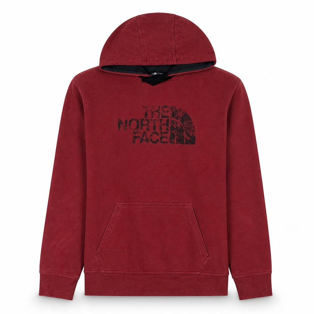 The North Face Men's Red Pullover Fleece Hoodie Size L