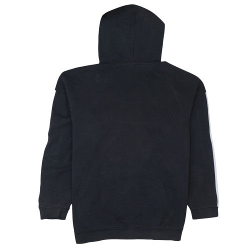 Adidas Mens Black Hoodie M Pullover Trefoil Logo Fleece Sweatshirt