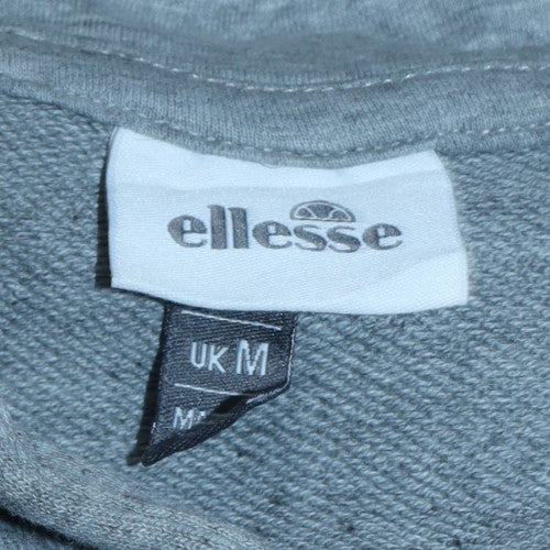 Ellesse Men's Grey Pullover Hoodie Medium Regular Fit Graphic Logo Sweatshirt