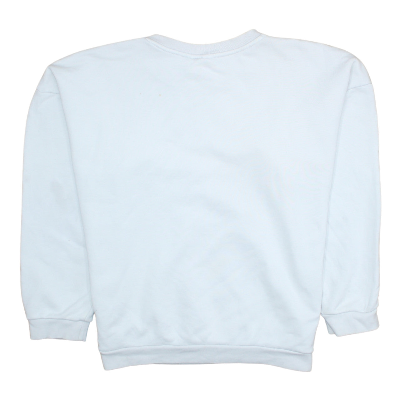 Adidas Women's White Crew Neck Long Sleeve Sweatshirt Size M