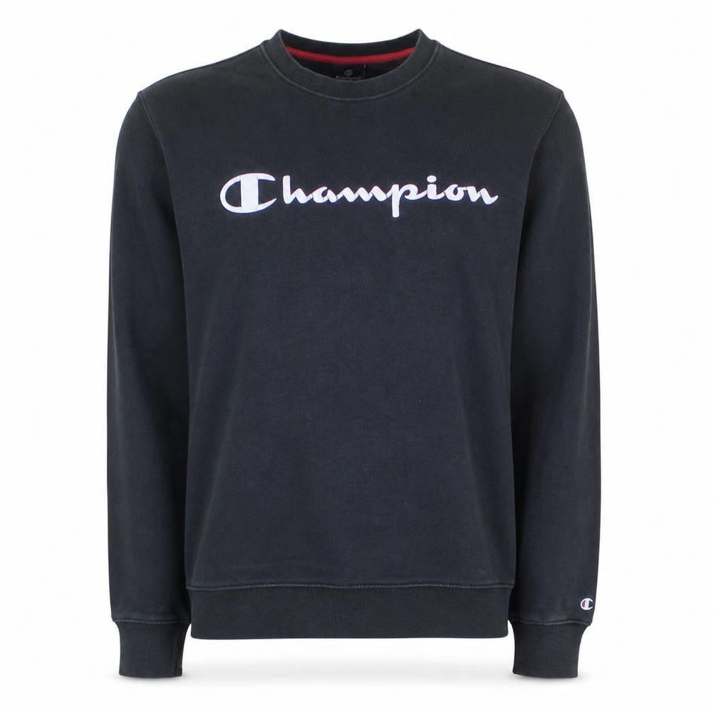 Champion Men's Black Small Pullover Logo Sweatshirt