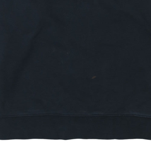 Nike Men's Black 1/4 Zip Oversized Sweatshirt M - Graphic Logo Pullover