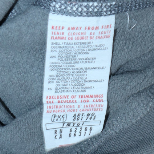 Puma Mens Grey Pullover Hoodie Medium Logo Fleece Sportswear