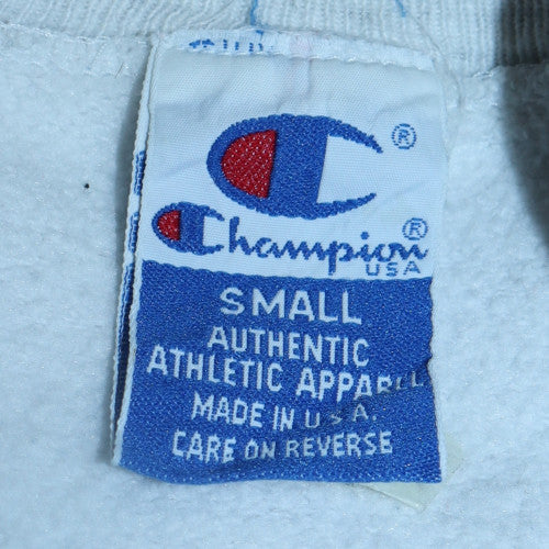 Champion Men's Grey Small Crew Neck Pullover Sweatshirt
