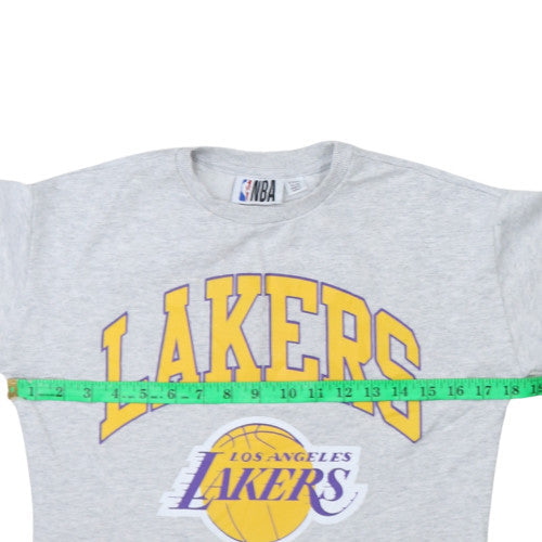 NBA Los Angeles Lakers Grey Regular Fit Teens Sweatshirt