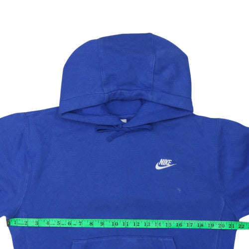 Nike Men's Blue Pullover Hoodie XS Regular Fit Fleece Sportswear