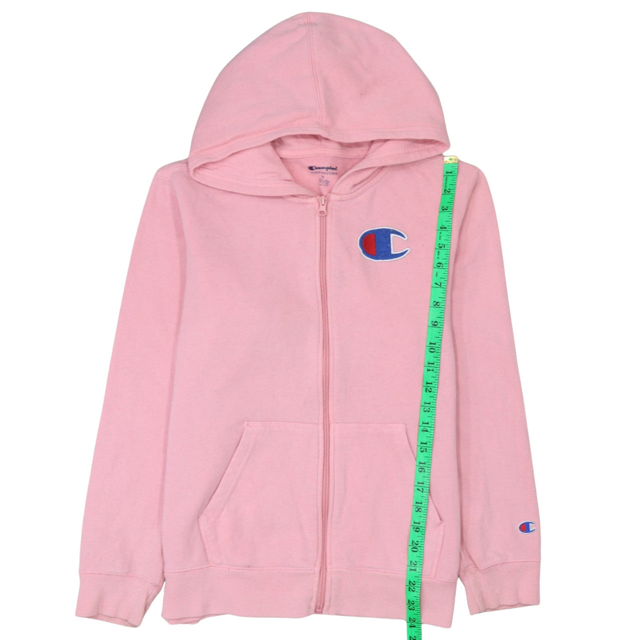 Champion Womens Pink Full Zip Hoodie XL Classic Fit Casual