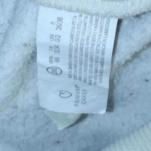 Primark Men’s White NFL Jets Graphic Pullover Sweatshirt 2XS