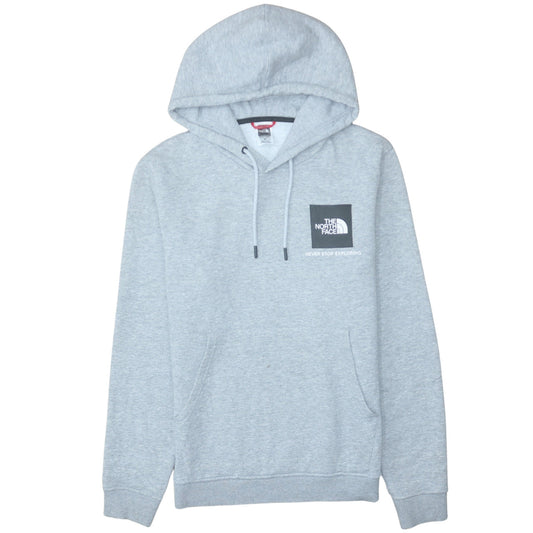 The North Face Men's Grey Pullover Hoodie Size S Logo Outdoor