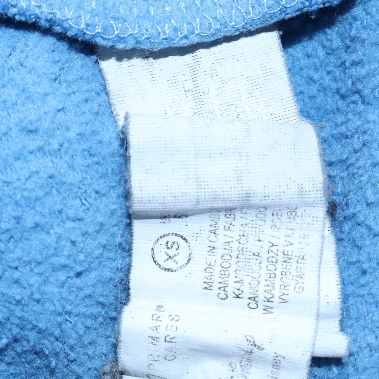 Disney Womens Blue Stitch Sweatshirt XS Crew Neck Pullover