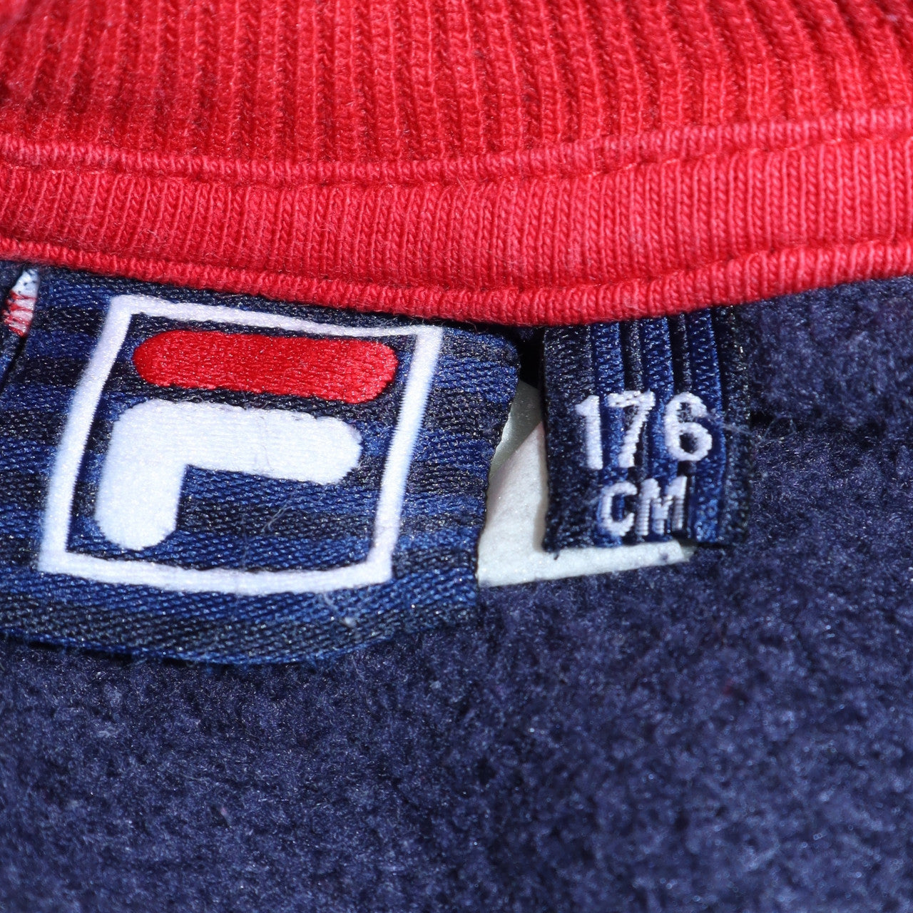 FILA Boys Multicoloured 176cm Pullover Sweatshirt Colourblock Logo