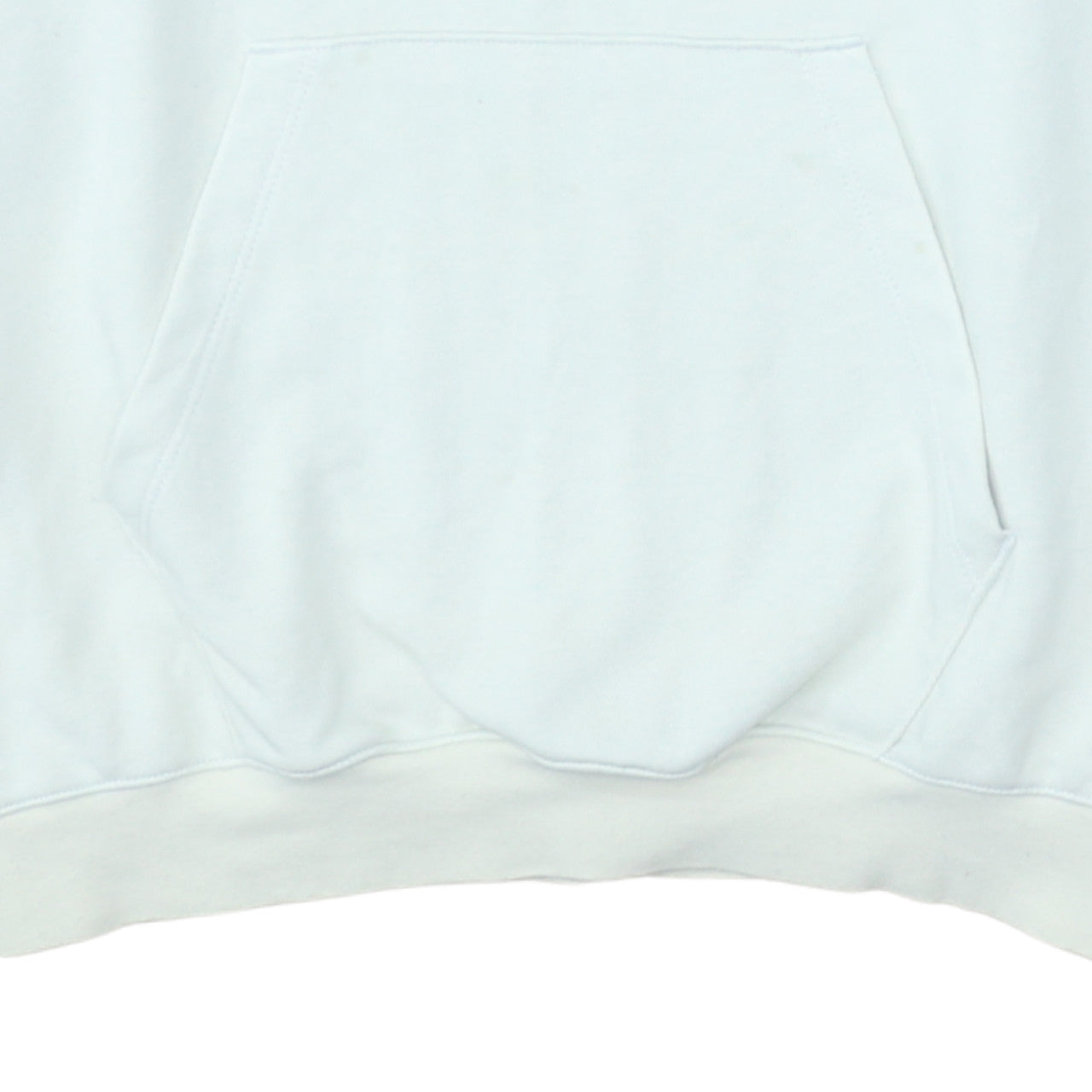 Asics Women White Pullover Hoodie Size L Graphic Print Cotton Blend