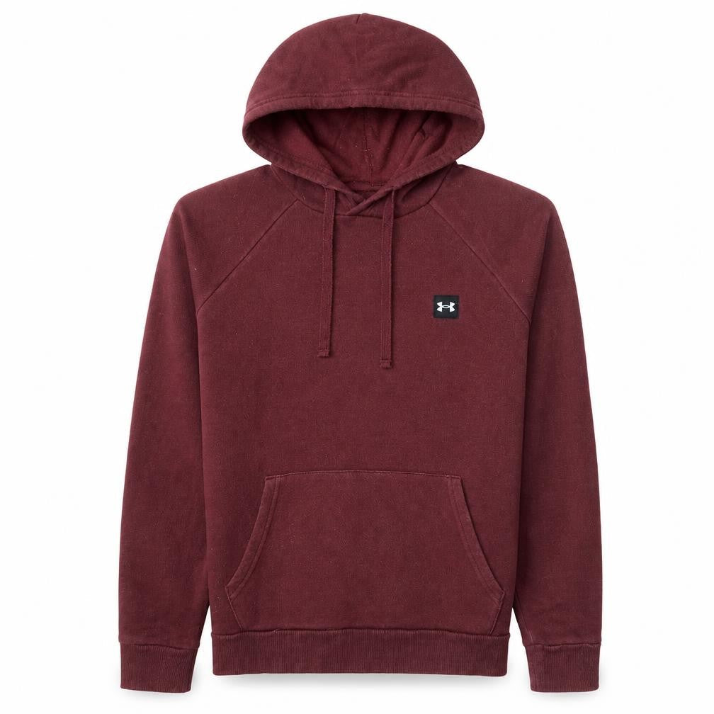Under Armour Men’s Brown Pullover Hoodie M Relaxed Fit Fleece