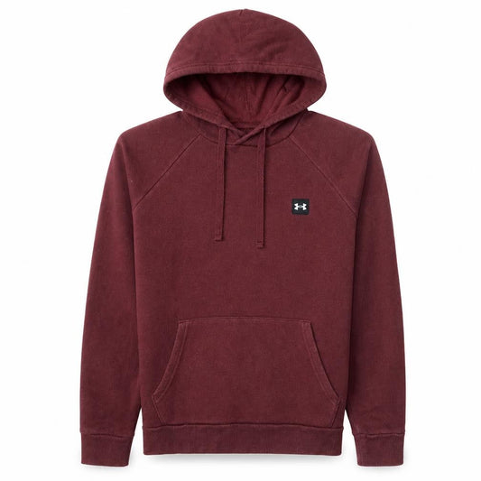 Under Armour Men’s Brown Pullover Hoodie M Relaxed Fit Fleece