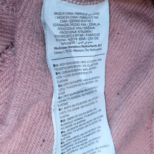 Nike Women Pink Dri-Fit Crew Neck Pullover Sweatshirt Size M