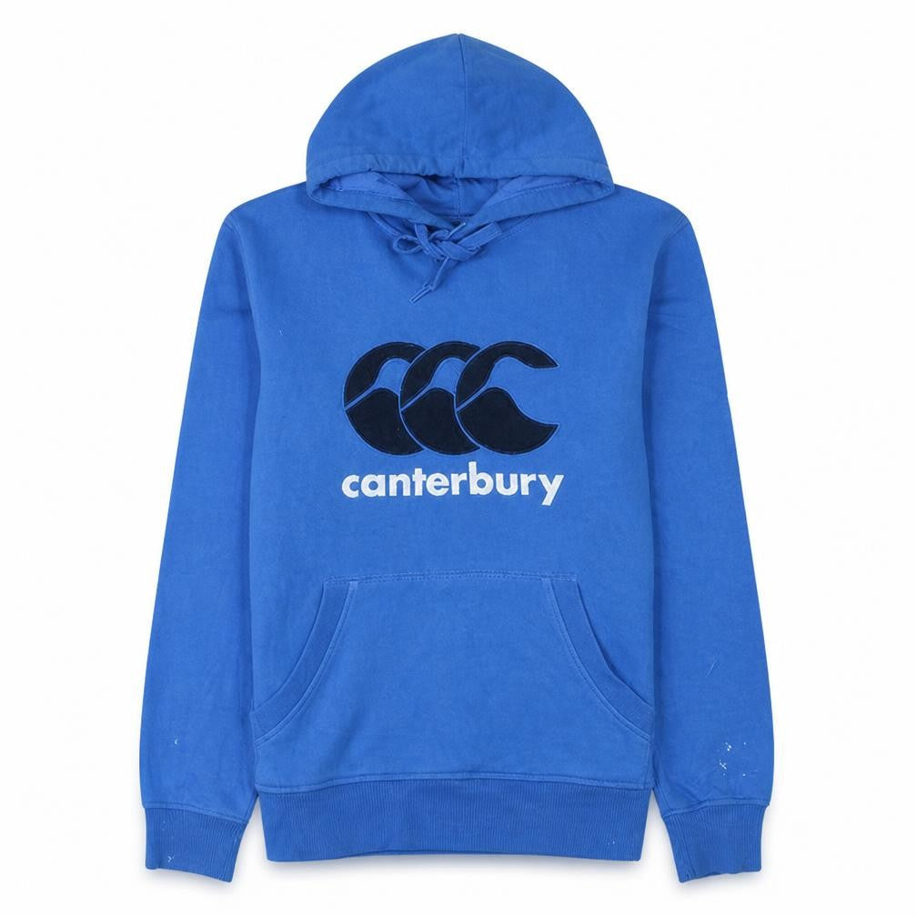 Canterbury Men's Blue Hoodie Pullover M Cotton Graphic Print