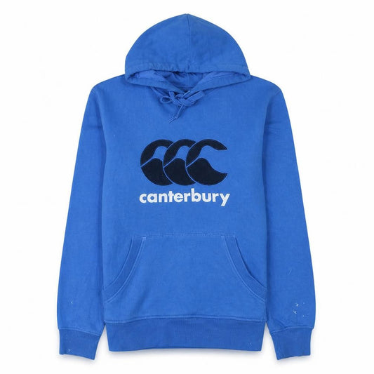 Canterbury Men's Blue Hoodie Pullover M Cotton Graphic Print