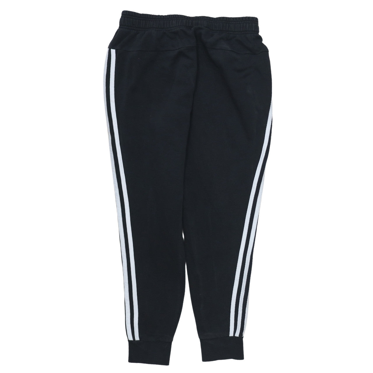 Adidas Women's Black Jogger Trousers S Side Stripe Elastic Waist