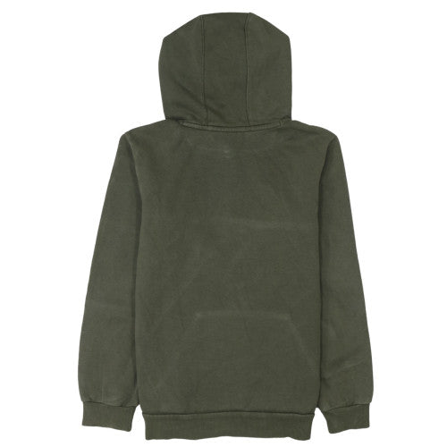 Puma Boys Green Pullover Hoodie 13-14 Years Hooded Fleece Sweatshirt