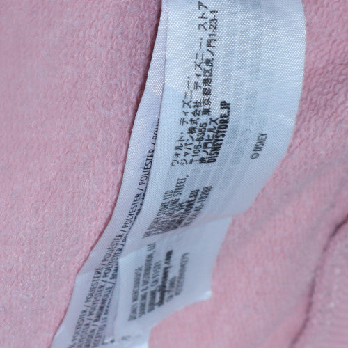 Disney Women Pink Minnie Mouse Pullover Hoodie L Cotton Blend