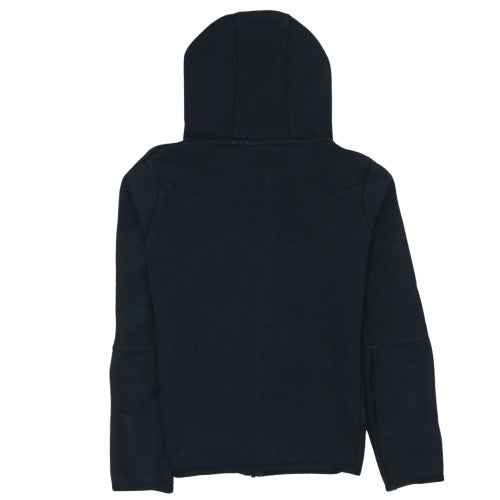 Nike Boys Black Full Zip Hoodie Size L 147-158cm Sports Fleece Sweatshirt