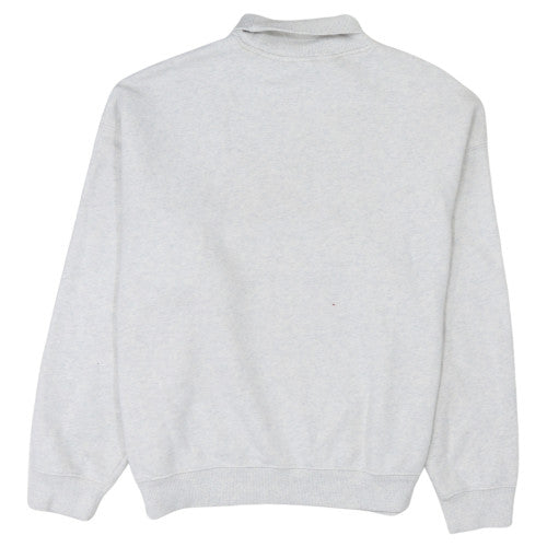 Reebok Women’s Grey Cotton Mock Neck Pullover Sweatshirt Size M