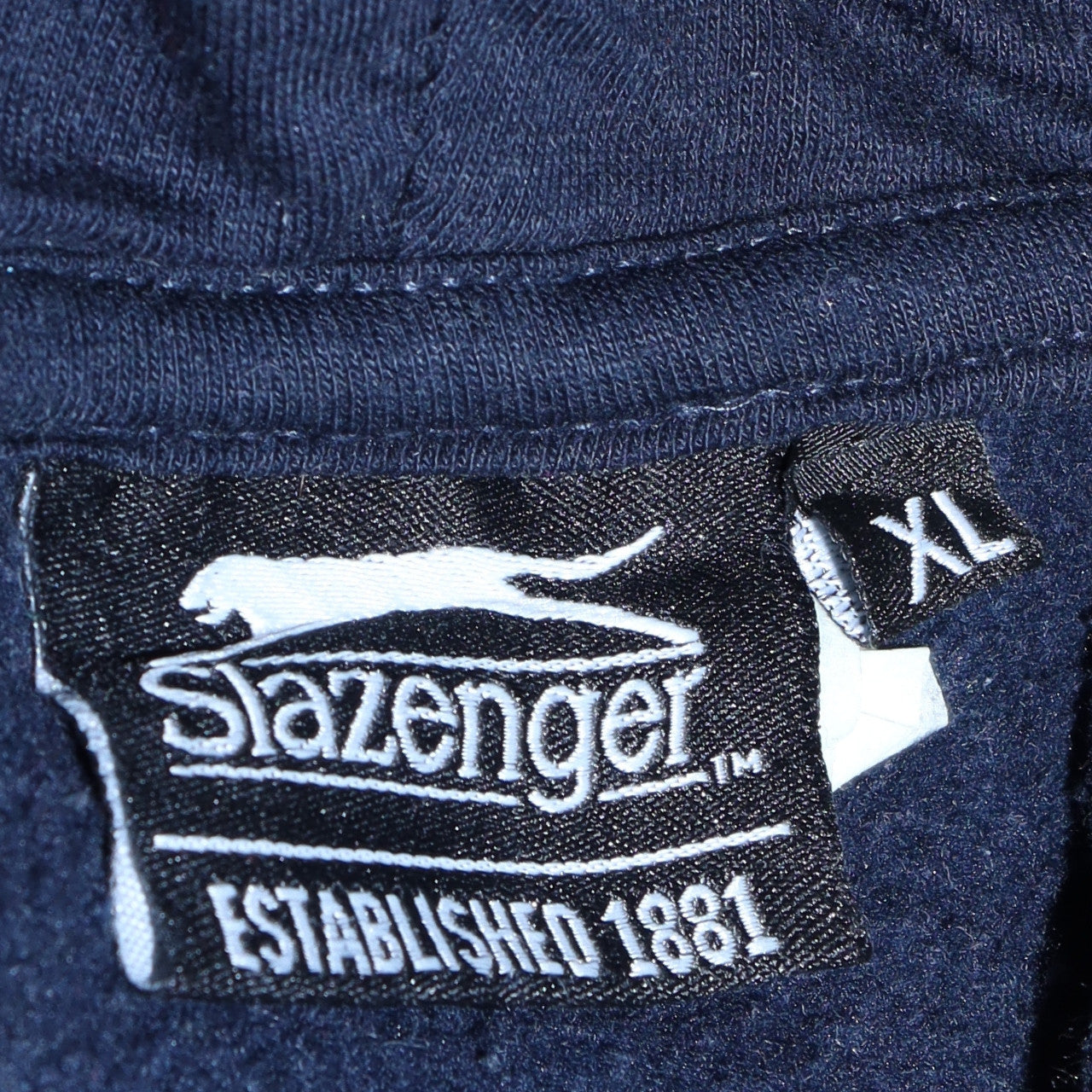 Slazenger Men's Blue Full Zip Hoodie XL Regular Fit