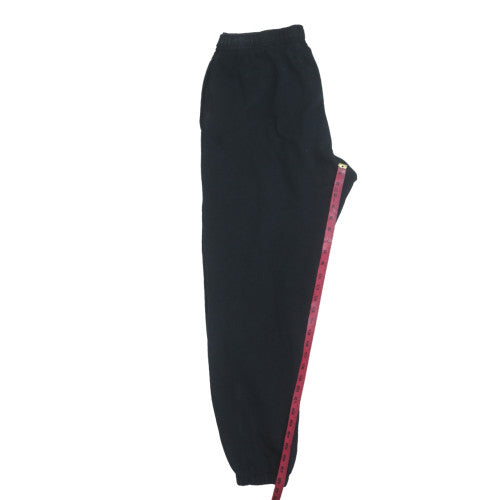 Nike Men's Black Small Fleece Jogger Sweatpants with Elastic Waist