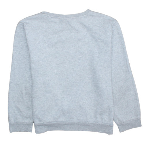 Disney Women Grey Minnie Mouse Pullover Sweatshirt L Casual