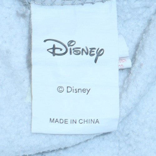 Disney Women Grey Minnie Mouse Pullover Sweatshirt L Casual