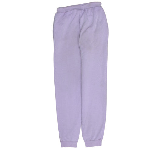 FILA Womens Purple Jogger Sweatpants Size 6 Elastic Waist Fleece Trousers