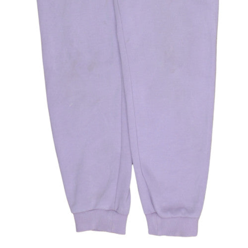 FILA Womens Purple Jogger Sweatpants Size 6 Elastic Waist Fleece Trousers