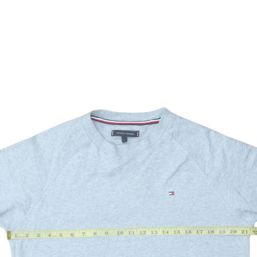 Tommy Hilfiger Mens Grey Cotton Crew Neck Sweatshirt Size L