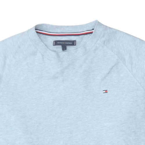 Tommy Hilfiger Mens Grey Cotton Crew Neck Sweatshirt Size L