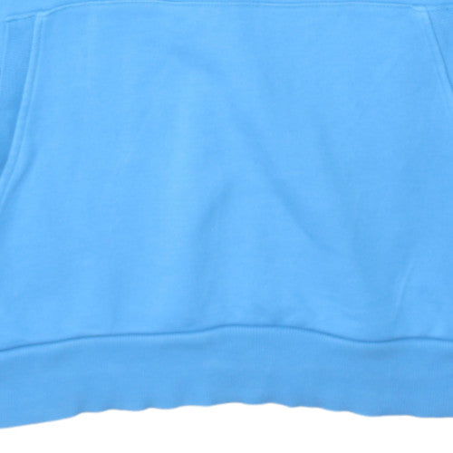 Puma Men's Blue XL Pullover Hoodie with Graphic Logo